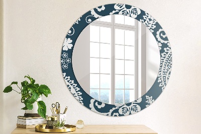 Decoratiuni perete cu oglinda Compoziția paisley