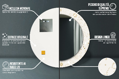 Decoratiuni perete cu oglinda Model ezoteric mistic