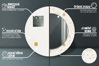 Decoratiuni perete cu oglinda Model ezoteric mistic