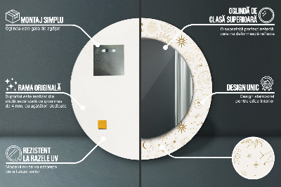 Decoratiuni perete cu oglinda Model ezoteric mistic