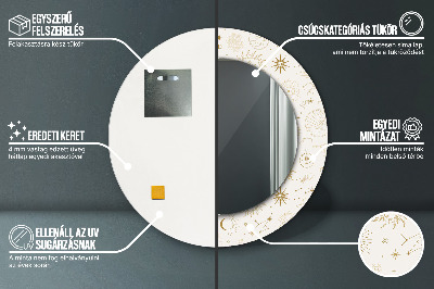 Decoratiuni perete cu oglinda Model ezoteric mistic