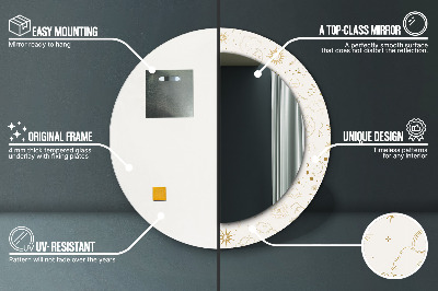 Decoratiuni perete cu oglinda Model ezoteric mistic