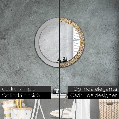 Decoratiuni perete cu oglinda Model lastric