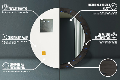 Oglinda rotunda imprimata Rezumat futurist