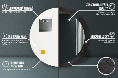 Oglinda rotunda imprimata Rezumat futurist