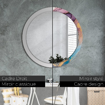Decoratiuni perete cu oglinda Piatră de marmură