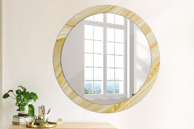 Oglinda cu decor rotunda Rezumat de aur
