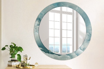 Decoratiuni perete cu oglinda Marmură albastră onyx
