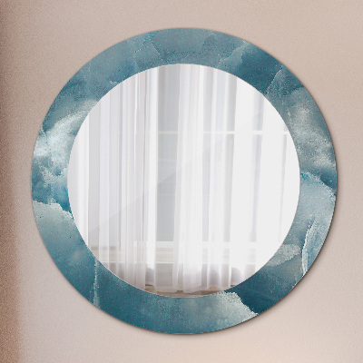 Decoratiuni perete cu oglinda Marmură albastră onyx