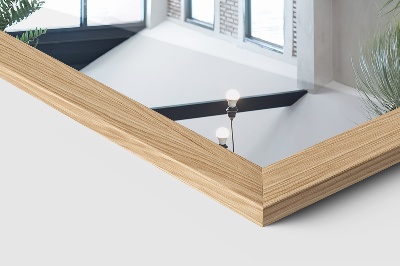 Oglindă în picioare cu ramă de culoarea stejarului 36x156 cm