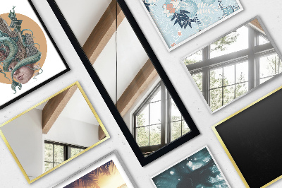 Oglindă în picioare cu ramă de culoarea stejarului 36x156 cm