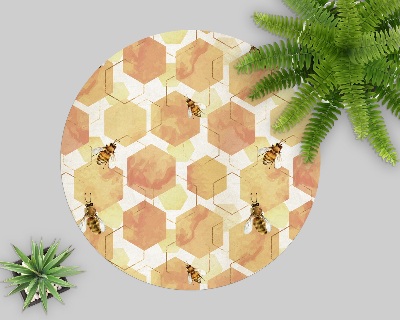Rotunde covorar pentru protectie podea Faguri de albine