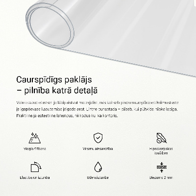 Covoraș universal de protecție transparent