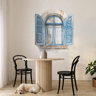 Fereastră falsă 3D 87x100 Obloane din lemn