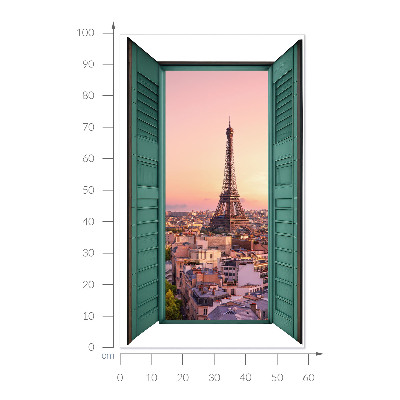 Fereastră falsă 3D 59x100 Fereastra orașului