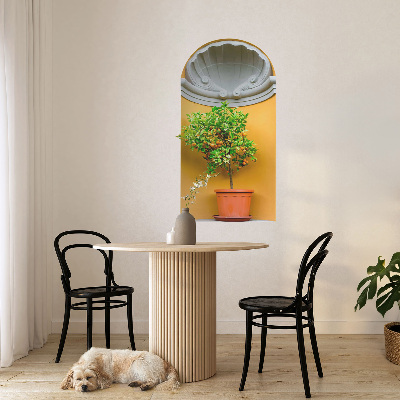 Sticker 3D modern 55x100 Portocal