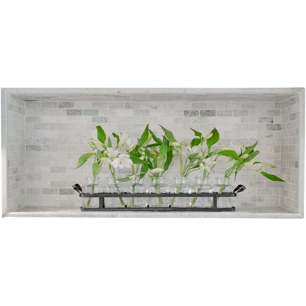 Sticker 3D modern 100x43 Flori în vaze