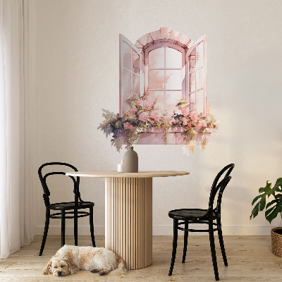 Fereastră falsă 3D 124x130 Fereastră rustică