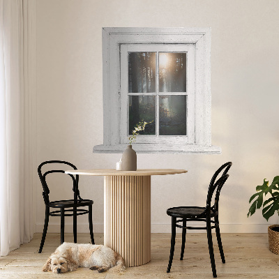 Fereastră falsă 3D 133x130 Fereastra pădurii