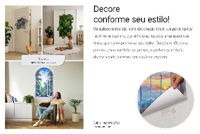 Fereastră falsă 3D 133x130 Fereastra pădurii