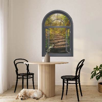 Fereastră falsă 3D 88x130 Fereastra pădurii