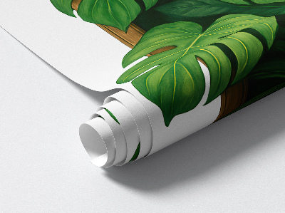 Sticker 3D modern 87x130 Oază tropicală