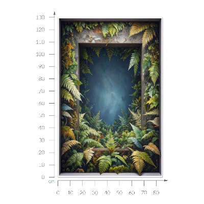 Fereastră falsă 3D 85x130 Armonie naturală