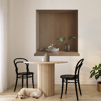 Sticker 3D modern 128x130 Decorațiuni naturale