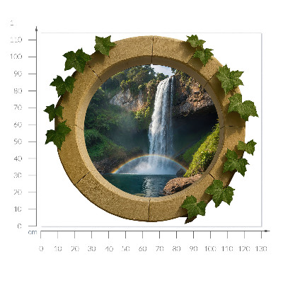 Fereastră falsă 3D 130x113 Oază naturală