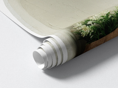 Sticker 3D modern 98x130 Buchet de iută