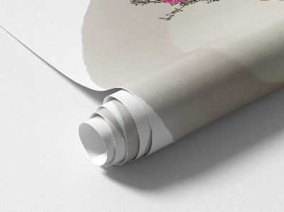 Sticker 3D modern 130x88 Flori uscate