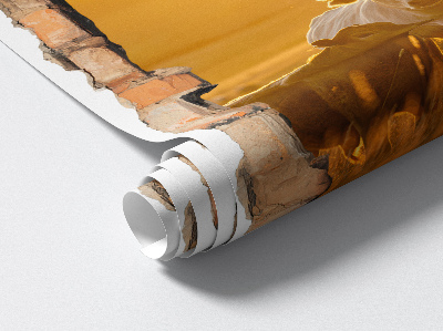 Autocolant spărtură 3D 40x60 Peisaj rural