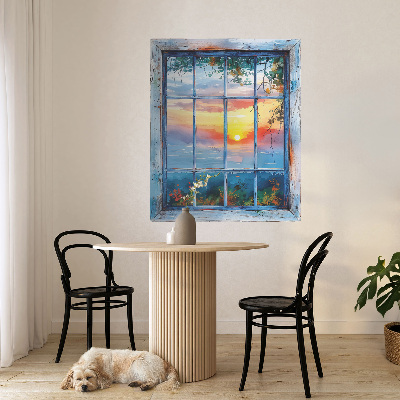 Fototapet fereastră 3D 49x60 Fereastra de Vest