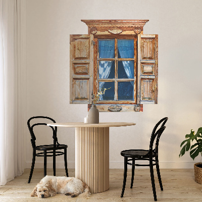 Fototapet fereastră 3D 58x60 Fereastră rustică
