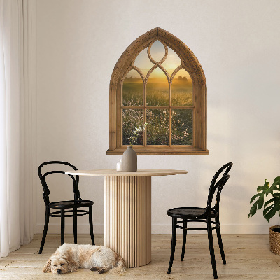 Fototapet fereastră 3D 48x60 Peisaj de fereastră