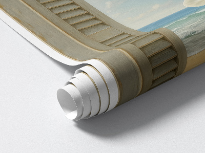 Fototapet fereastră 3D 43x60 Fereastra mării