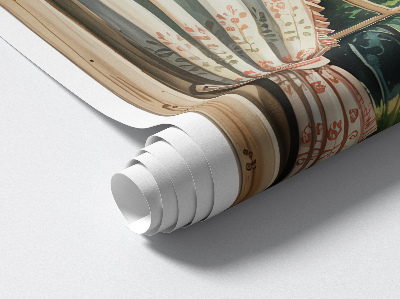 Fototapet fereastră 3D 58x60 Fereastră idilică