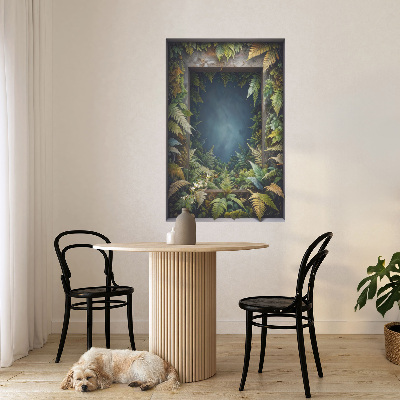 Fototapet fereastră 3D 39x60 Armonie naturală