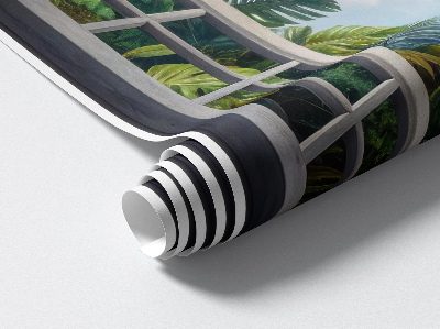 Fototapet fereastră 3D 43x60 Vedere exotică