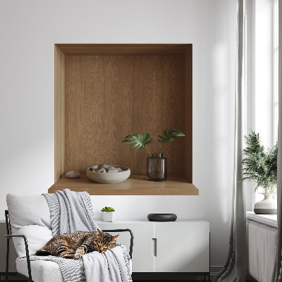 Abțibild de perete 3D 59x60 Decorațiuni naturale