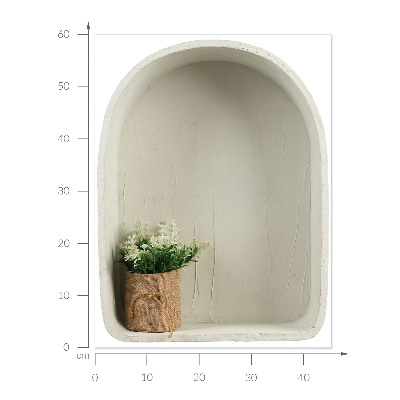 Abțibild de perete 3D 45x60 Buchet de iută