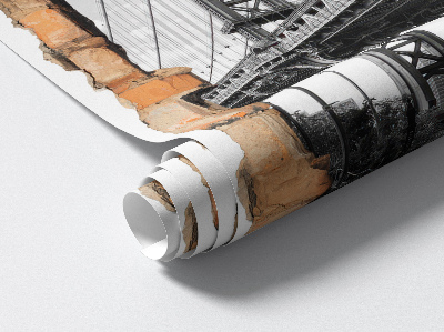 Autocolant spărtură 3D 53x80 Peisaj urban