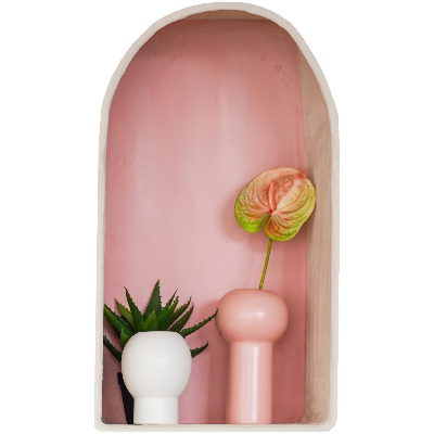 Abțibild de perete 3D 46x80 Vegetație subtilă