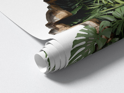 Autocolant spărtură 3D 73x80 Natură tropicală