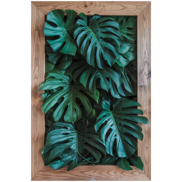 Abțibild de perete 3D 54x80 Compoziție verde