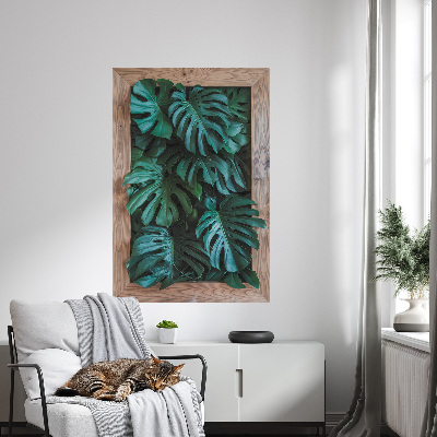 Abțibild de perete 3D 54x80 Compoziție verde