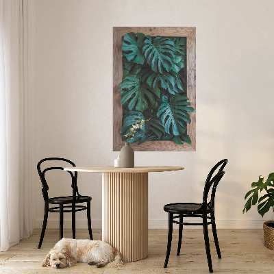 Abțibild de perete 3D 54x80 Compoziție verde