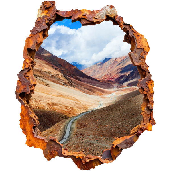 Autocolant spărtură 3D 66x80 Peisaj montan