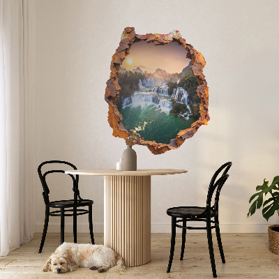 Autocolant spărtură 3D 66x80 Panoramă naturală