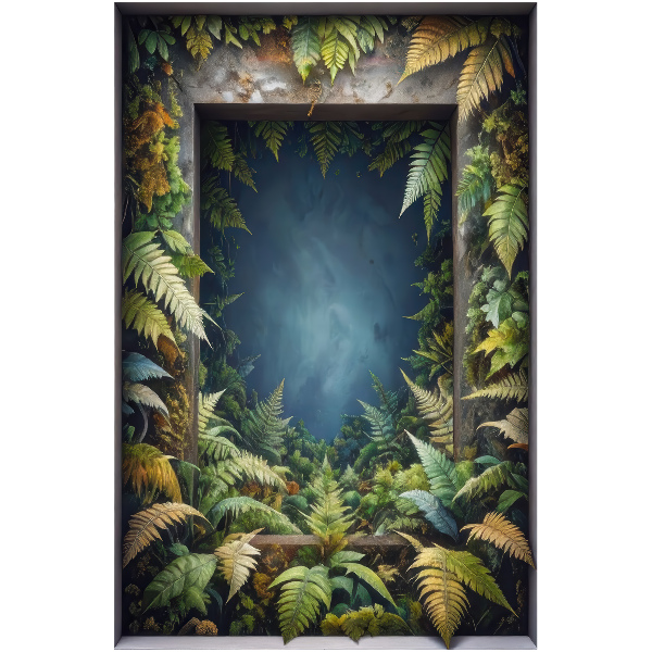 Fototapet fereastră 3D 52x80 Armonie naturală